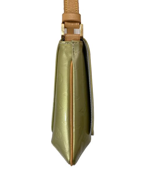 LOUIS VUITTON（ルイ ヴィトン）LOUIS VUITTON (ルイ ヴィトン) M91071 モノグラム・ヴェルニ ワンショルダーバッグ トンプソン・ストリート 黄緑の古着・服飾アイテム