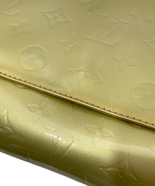 LOUIS VUITTON（ルイ ヴィトン）LOUIS VUITTON (ルイ ヴィトン) M91071 モノグラム・ヴェルニ ワンショルダーバッグ トンプソン・ストリート 黄緑の古着・服飾アイテム