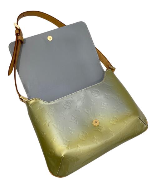 LOUIS VUITTON（ルイ ヴィトン）LOUIS VUITTON (ルイ ヴィトン) M91071 モノグラム・ヴェルニ ワンショルダーバッグ トンプソン・ストリート 黄緑の古着・服飾アイテム
