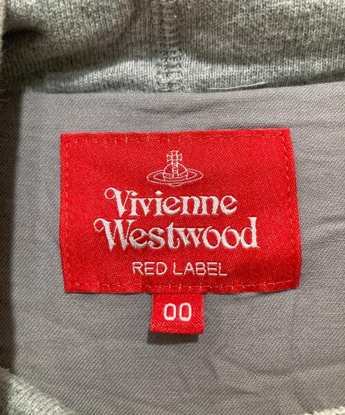 Vivienne Westwood RED LABEL（ヴィヴィアンウエストウッドレッドレーベル）Vivienne Westwood RED LABEL (ヴィヴィアンウエストウッドレッドレーベル) オーブロゴプリントフーデッドワンピース　	 17-12-551003 グレー サイズ:00の古着・服飾アイテム