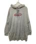 Vivienne Westwood RED LABEL（ヴィヴィアンウエストウッドレッドレーベル）の古着「オーブロゴプリントフーデッドワンピース　	 17-12-551003」｜グレー
