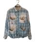 KHOKI（コッキ）の古着「Vintage-Effect Shirt ヴィンテージ エフェクト シャツ」｜ブルー