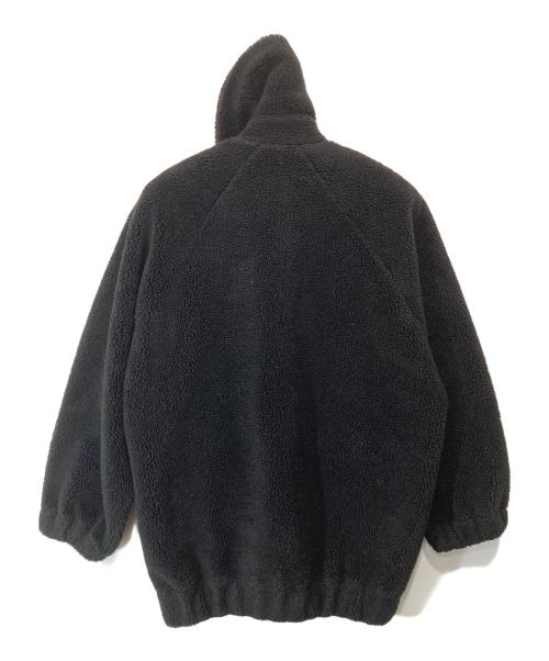 patou（パトゥ）patou (パトゥ) フェイクシアリング ボア ボンバー ジャケット ブラック サイズ:Sの古着・服飾アイテム