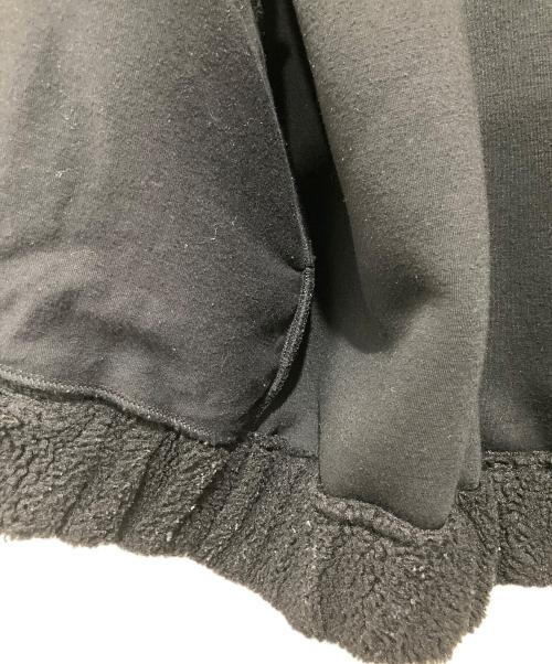 patou（パトゥ）patou (パトゥ) フェイクシアリング ボア ボンバー ジャケット ブラック サイズ:Sの古着・服飾アイテム