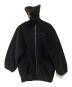 patou (パトゥ) フェイクシアリング ボア ボンバー ジャケット ブラック サイズ:S：25000円