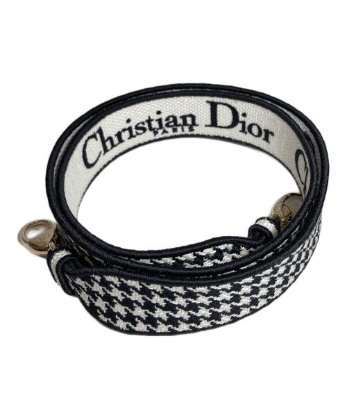 Christian Dior（クリスチャン ディオール）Christian Dior (クリスチャン ディオール) レディDライトミニ 2WAYバッグ ブラック×ホワイトの古着・服飾アイテム