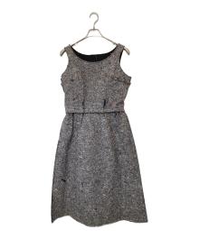 COMME des GARCONS（コムデギャルソン）の古着「メランジキャミソールワインピース　GJ-O002」｜グレー