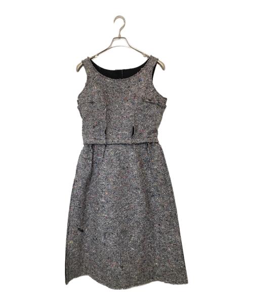 COMME des GARCONS（コムデギャルソン）COMME des GARCONS (コムデギャルソン) メランジキャミソールワインピース　GJ-O002 グレー サイズ:XSの古着・服飾アイテム