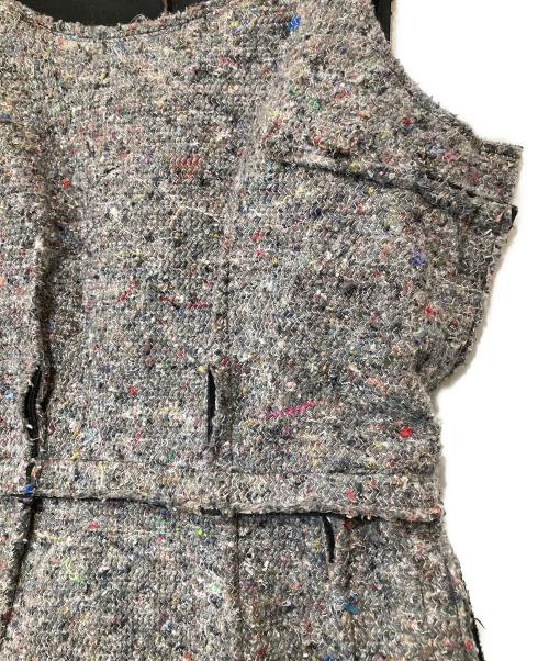 COMME des GARCONS（コムデギャルソン）COMME des GARCONS (コムデギャルソン) メランジキャミソールワインピース　GJ-O002 グレー サイズ:XSの古着・服飾アイテム