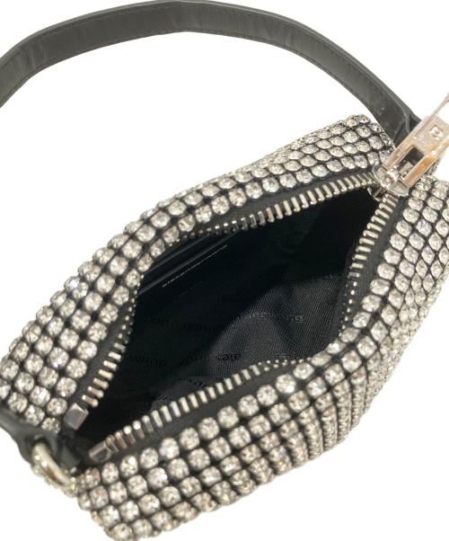 ALEXANDER WANG（アレキサンダー・ワン）ALEXANDER WANG (アレキサンダー・ワン) ラインストーンハンドバッグ シルバーの古着・服飾アイテム