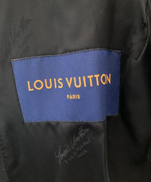 LOUIS VUITTON（ルイ ヴィトン）LOUIS VUITTON (ルイ ヴィトン) テクニカルウール ピー コート　RM212M DD1 HLC01W ブラック サイズ:46の古着・服飾アイテム