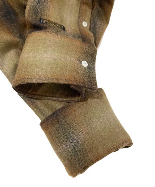 PENDLETON（ペンドルトン）PENDLETON (ペンドルトン) DELUXE (デラックス) BASICKS (ベイシックス) Shadow Check Shirt カーキ サイズ:Sの古着・服飾アイテム