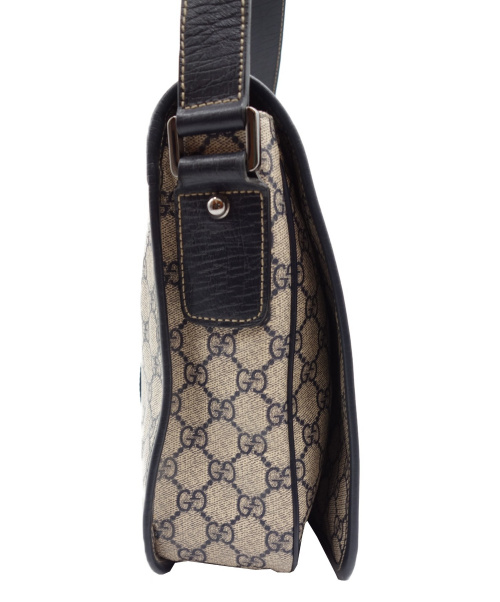 GUCCI（グッチ）GUCCI (グッチ) ショルダーバッグ ホワイト×ネイビー 145844 213317の古着・服飾アイテム