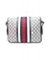 GUCCI (グッチ) ショルダーバッグ ホワイト×ネイビー 145844 213317：37800円