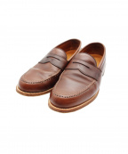 Aldenオールデン）の古着「ARK別注 PENNY LOAFER」｜ブラウン