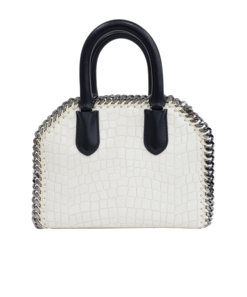 STELLA McCARTNEY（ステラマッカートニー）STELLA McCARTNEY (ステラ・マッカートニー) クロコ2WAY型押しバッグ ホワイト フェラベラ W9957の古着・服飾アイテム