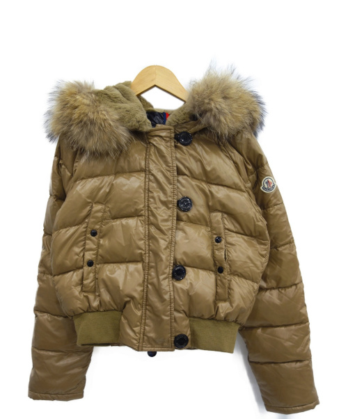 MONCLER（モンクレール）MONCLER (モンクレール) ダウンジャケット ブラウン ALBERTAの古着・服飾アイテム