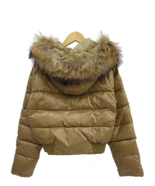 MONCLER（モンクレール）MONCLER (モンクレール) ダウンジャケット ブラウン ALBERTAの古着・服飾アイテム