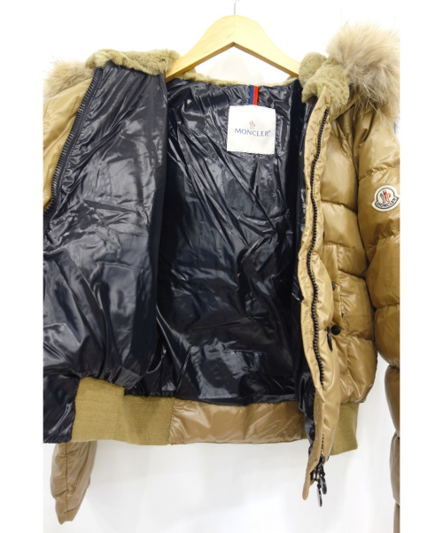 MONCLER（モンクレール）MONCLER (モンクレール) ダウンジャケット ブラウン ALBERTAの古着・服飾アイテム