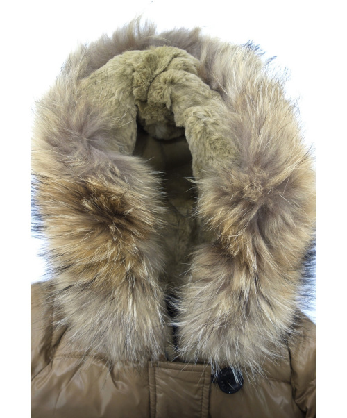 MONCLER（モンクレール）MONCLER (モンクレール) ダウンジャケット ブラウン ALBERTAの古着・服飾アイテム