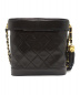CHANEL (シャネル) タッセルチェーンショルダーバッグ ブラック マトラッセ 1871979：178000円