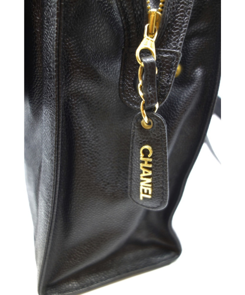 CHANEL（シャネル）CHANEL (シャネル) トートバッグ ブラック 4494799の古着・服飾アイテム