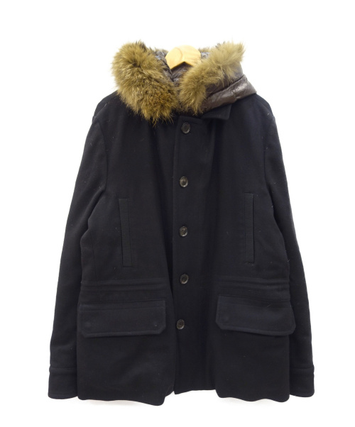 MONCLER（モンクレール）MONCLER (モンクレール) ウールダウンコート ブラック サイズ:4 OREGONがの古着・服飾アイテム