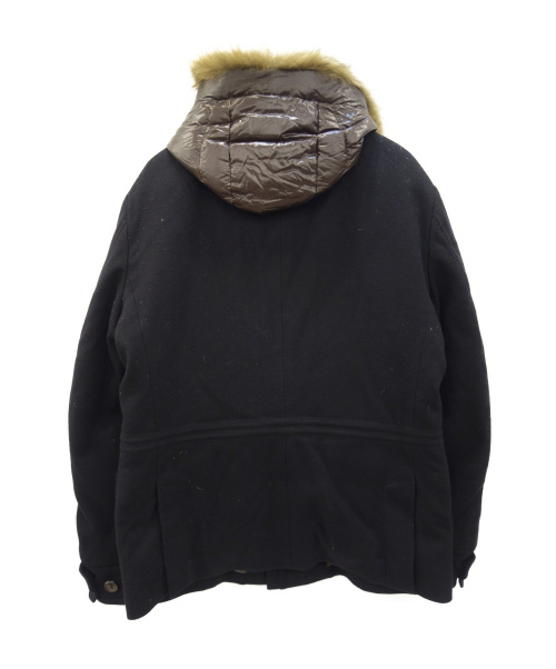 MONCLER（モンクレール）MONCLER (モンクレール) ウールダウンコート ブラック サイズ:4 OREGONがの古着・服飾アイテム