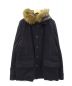 MONCLER（モンクレール）の古着「ウールダウンコート」｜ブラック