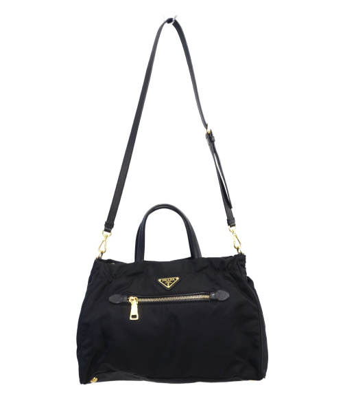 PRADA（プラダ）PRADA (プラダ) 2WAYショルダーバッグ ブラック B1843Mの古着・服飾アイテム