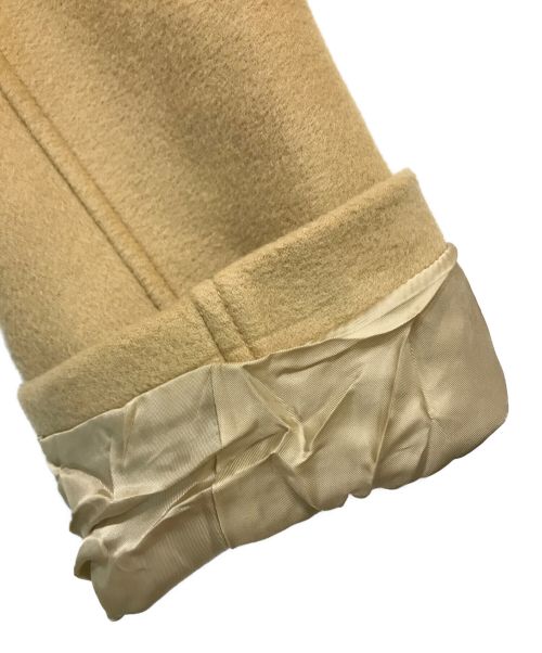 CELFORD（セルフォード）CELFORD (セルフォード) カシミヤノーカラーコート ベージュ サイズ:38の古着・服飾アイテム