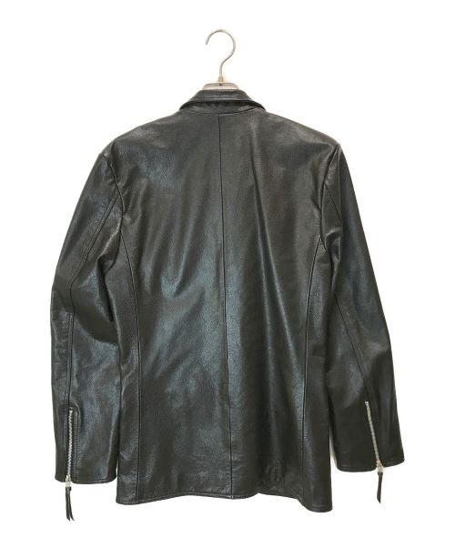 FREEDOM（フリーダム）FREEDOM (フリーダム) ライダースコート ブラック サイズ:Lの古着・服飾アイテム