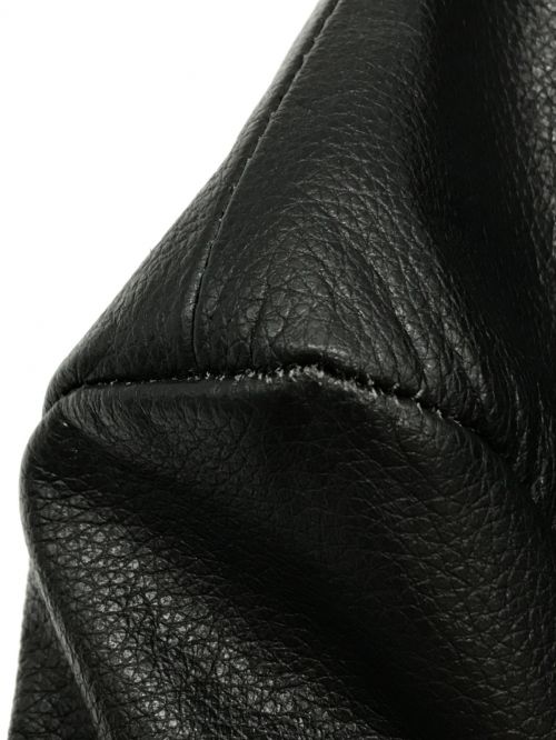 FREEDOM（フリーダム）FREEDOM (フリーダム) ライダースコート ブラック サイズ:Lの古着・服飾アイテム