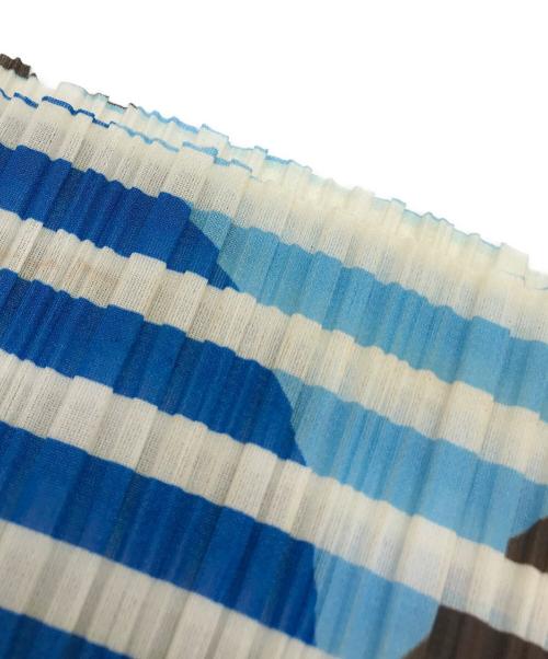 PLEATS PLEASE（プリーツプリーズ）PLEATS PLEASE (プリーツプリーズ) デザインプリーツブラウス マルチカラー サイズ:4の古着・服飾アイテム