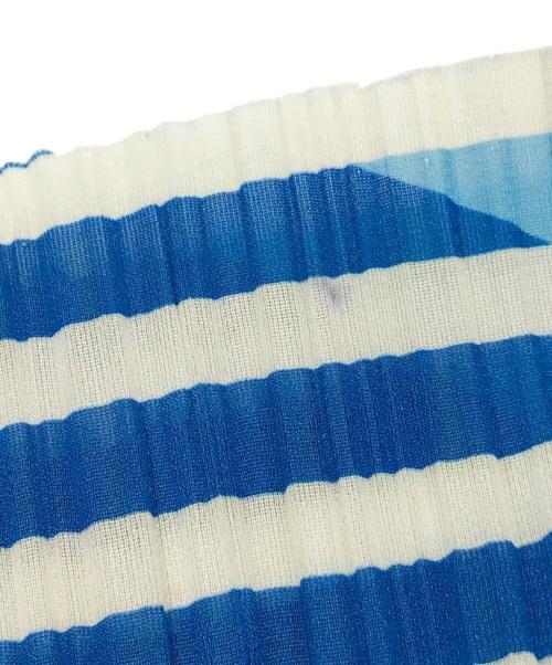 PLEATS PLEASE（プリーツプリーズ）PLEATS PLEASE (プリーツプリーズ) デザインプリーツブラウス マルチカラー サイズ:4の古着・服飾アイテム