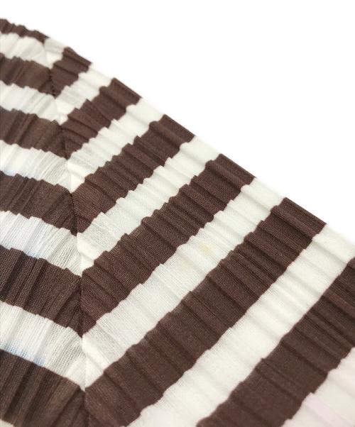 PLEATS PLEASE（プリーツプリーズ）PLEATS PLEASE (プリーツプリーズ) デザインプリーツブラウス マルチカラー サイズ:4の古着・服飾アイテム