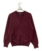 BROOKS BROTHERSブルックスブラザーズ）の古着「【古着】ウールニットカーディガン」｜レッド