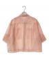 journal standard L'essage (ジャーナルスタンダード レサージュ) シアーワッシャーハーフスリーブシャツ ピンク サイズ:-：7000円
