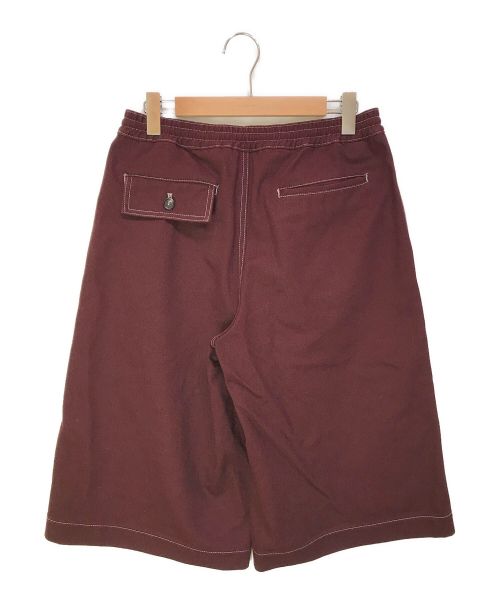 MARNI（マルニ）MARNI (マルニ) バギーハーフパンツ バーガンディー サイズ:44の古着・服飾アイテム