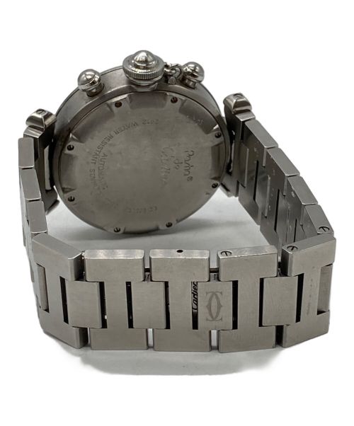 Cartier（カルティエ）Cartier (カルティエ) パシャ C クロノグラフ　リストウォッチ　W31048M7　 シルバーの古着・服飾アイテム