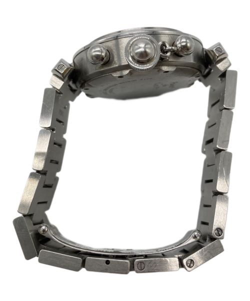 Cartier（カルティエ）Cartier (カルティエ) パシャ C クロノグラフ　リストウォッチ　W31048M7　 シルバーの古着・服飾アイテム
