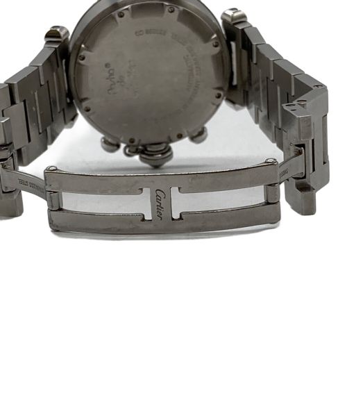 Cartier（カルティエ）Cartier (カルティエ) パシャ C クロノグラフ　リストウォッチ　W31048M7　 シルバーの古着・服飾アイテム