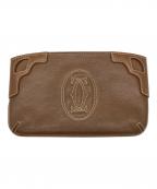 Cartierカルティエ）の古着「マルチェロ ドゥ カルティエ ポーチ」｜ブラウン