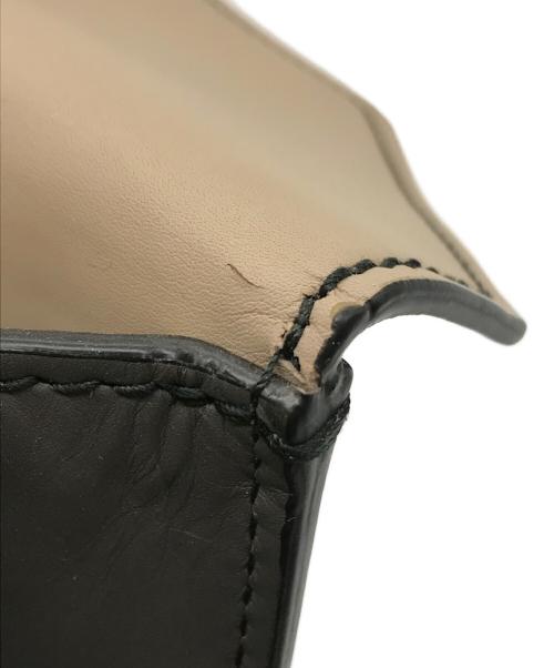 BOTTEGA VENETA（ボッテガベネタ）BOTTEGA VENETA (ボッテガベネタ) イントレチャートクラッチバッグ ブラウン×グレー サイズ:-の古着・服飾アイテム