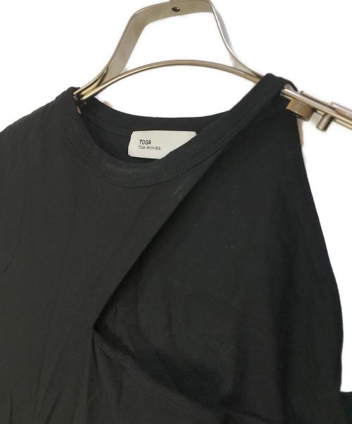TOGA ARCHIVES（トーガアーカイブス）TOGA ARCHIVES (トーガアーカイブス) cotton drape dress ブラック サイズ:36の古着・服飾アイテム