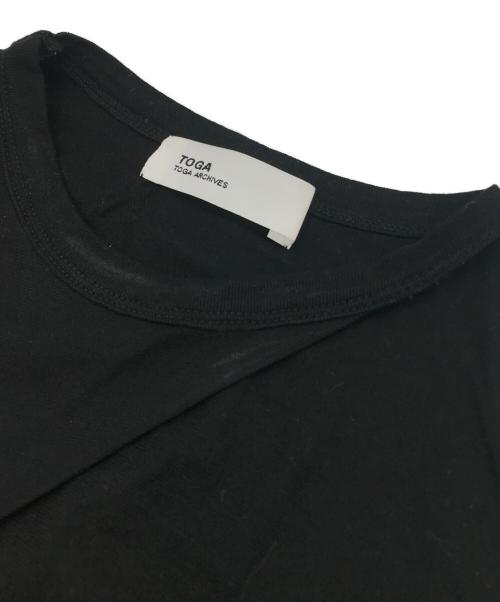 TOGA ARCHIVES（トーガアーカイブス）TOGA ARCHIVES (トーガアーカイブス) cotton drape dress ブラック サイズ:36の古着・服飾アイテム