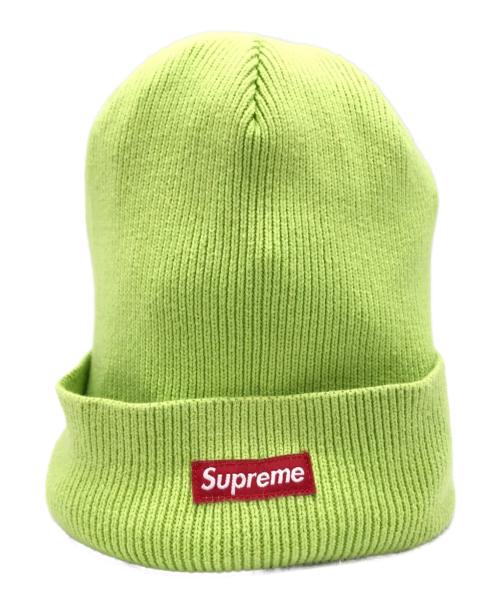 SUPREME（シュプリーム）SUPREME (シュプリーム) small box beanie 黄緑の古着・服飾アイテム