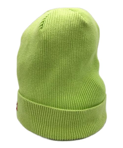 SUPREME（シュプリーム）SUPREME (シュプリーム) small box beanie 黄緑の古着・服飾アイテム