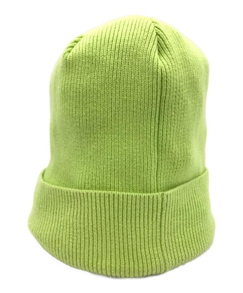 SUPREME（シュプリーム）SUPREME (シュプリーム) small box beanie 黄緑の古着・服飾アイテム