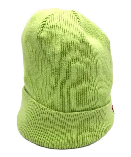 SUPREME（シュプリーム）SUPREME (シュプリーム) small box beanie 黄緑の古着・服飾アイテム
